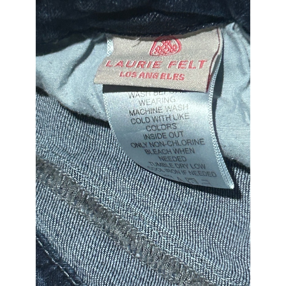Laurie Felt Women's Boyfriend Jeans in Washed Blue Denim - Picture 4 of 4